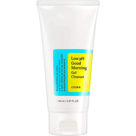 cosrx gel de limpeza facial suave low ph good morning 150ml