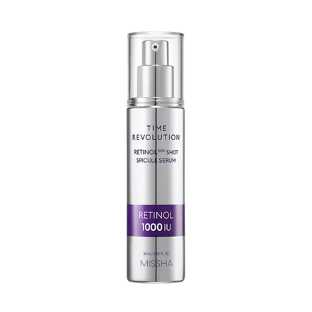 missha time revolution retinol 1000 shot spicule serum 50ml