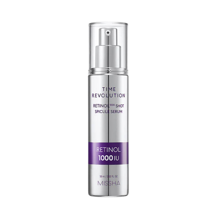 missha time revolution retinol 1000 shot spicule serum 50ml