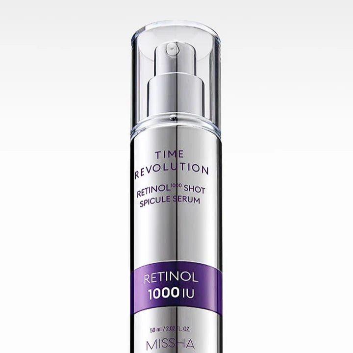 missha time revolution retinol 1000 shot spicule serum 50ml