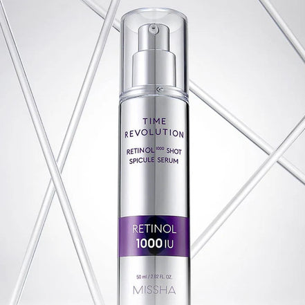 missha time revolution retinol 1000 shot spicule serum 50ml