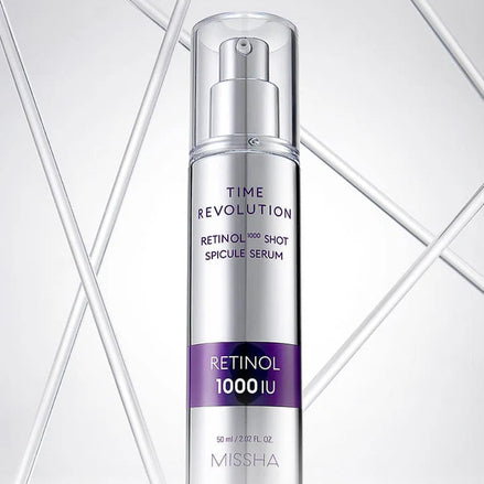 missha time revolution retinol 1000 shot spicule serum 50ml