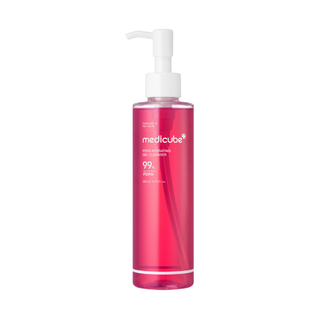 medicube pdrn gel to foam cleanser 200ml – gel de limpeza hidratante e regenerador
