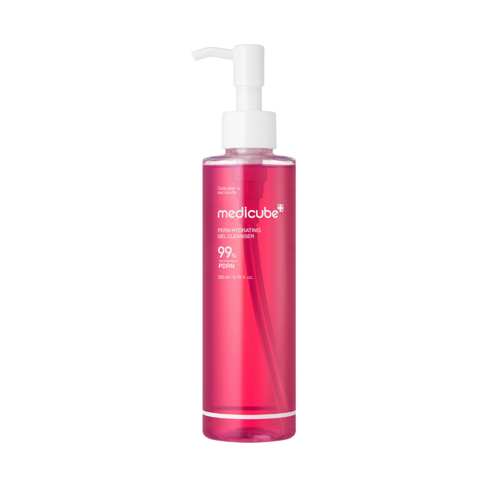 medicube pdrn gel to foam cleanser 200ml – gel de limpeza hidratante e regenerador