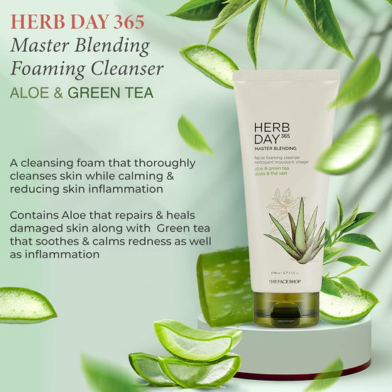 the face shop gel de limpeza herb day 170ml