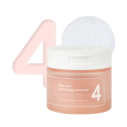 numbuzin no.4 pore zero peeled egg toner pad 70p