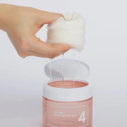 numbuzin no.4 pore zero peeled egg toner pad 70p
