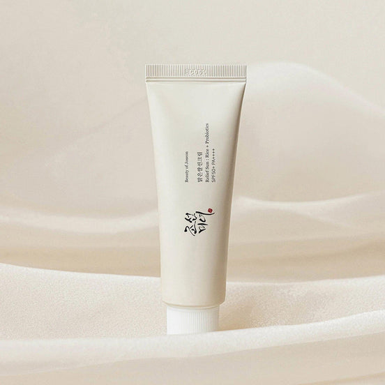 beauty of joseon protetor solar facial calmante relief sun rice + probiotics fps50+ 50ml