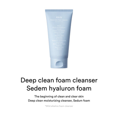 abib deep clean foam cleanser sedum hyaluron foam 50ml