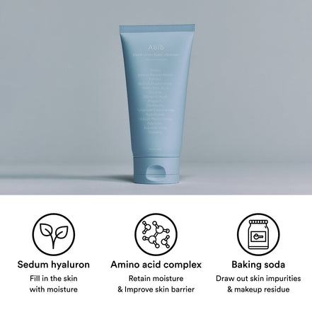 abib deep clean foam cleanser sedum hyaluron foam 50ml