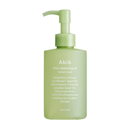 abib pore cleansing oil heartleaf oil-wash limpeza profunda e suavidade – 200ml