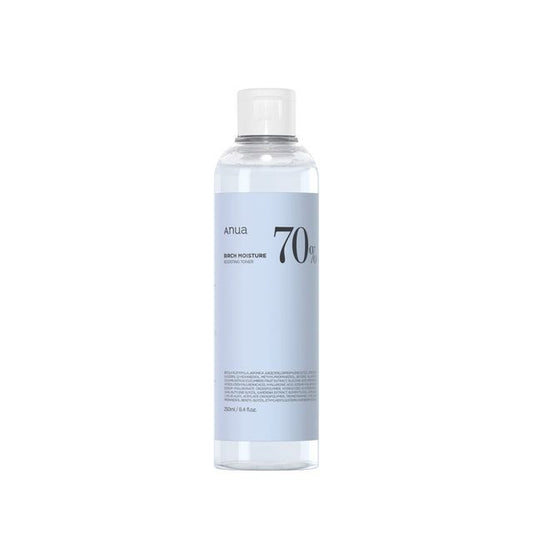 anua toner facial birch 70% hidratante 250ml