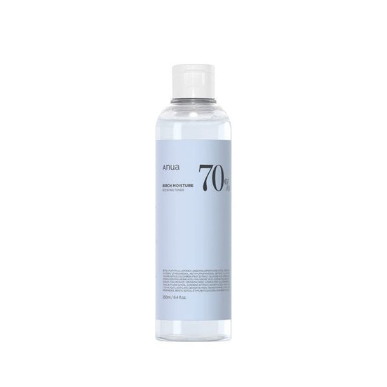 anua toner facial birch 70% hidratante 250ml