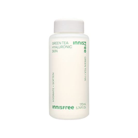 innisfree tônico facial hidratante green tea hyaluronic skin 170ml