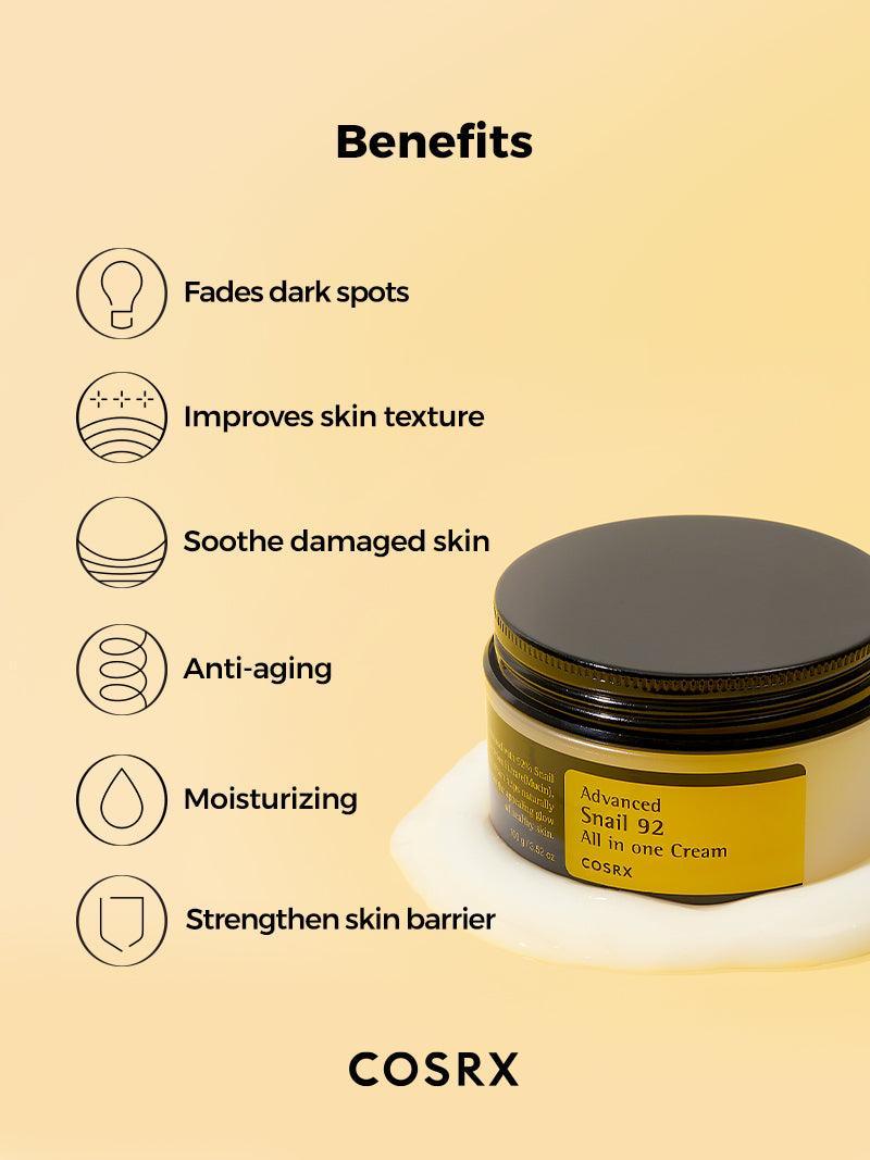 Corsrx Advanced Snail 92 All In One Cream 100ml