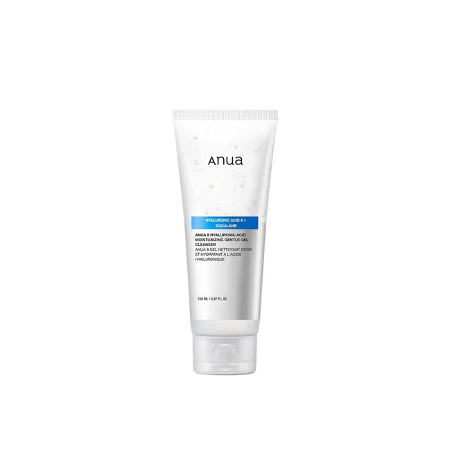 anua gel de limpeza facial com ácido hialurônico 8 150ml