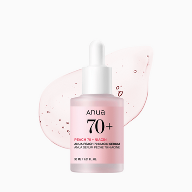 anua sérum facial hidratante pêssego e niacinamida 70% 30ml