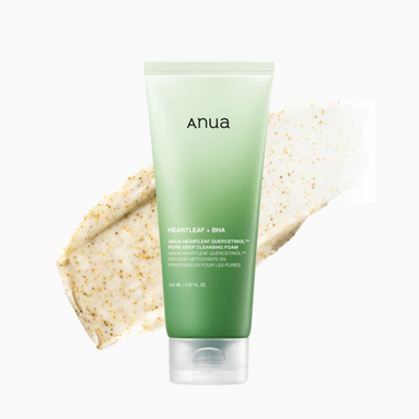 anua espuma de limpeza facial com heartleaf e quercetinol 150ml