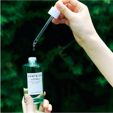 skin1004 tea-trica relief ampoule 100ml – ampoule calmante e restauradora