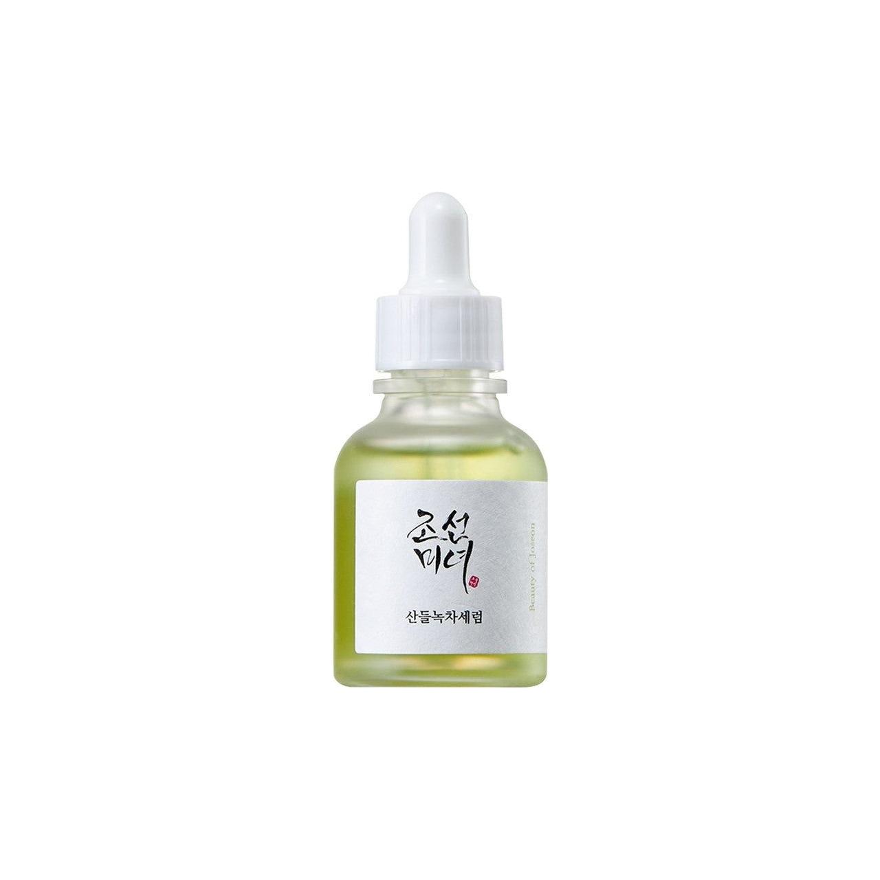 beauty of joseon sérum facial calmante hidratante green tea + panthenol 30ml