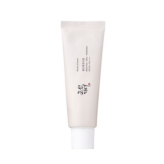 beauty of joseon protetor solar facial calmante relief sun rice + probiotics fps50+ 50ml