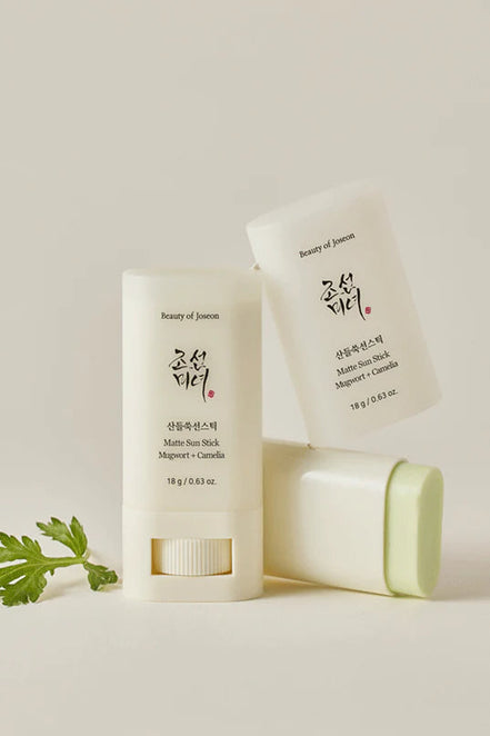 beauty of joseon matte sun stick mugwort + camelia SPF 50+ PA++++ proteção solar matificante e leve – 18g