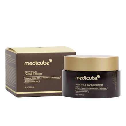 medicube deep vita c capsule cream 55g – creme iluminador com vitamina C