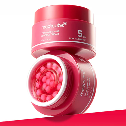 medicube txa niacinamide capsule cream 55g – creme hidratante com niacinamida