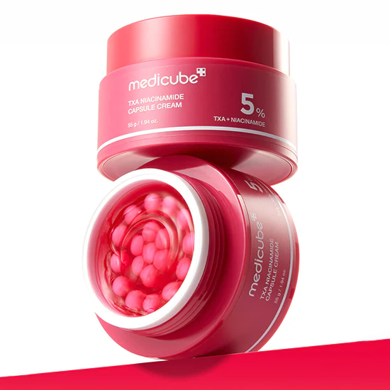 medicube txa niacinamide capsule cream 55g – creme hidratante com niacinamida