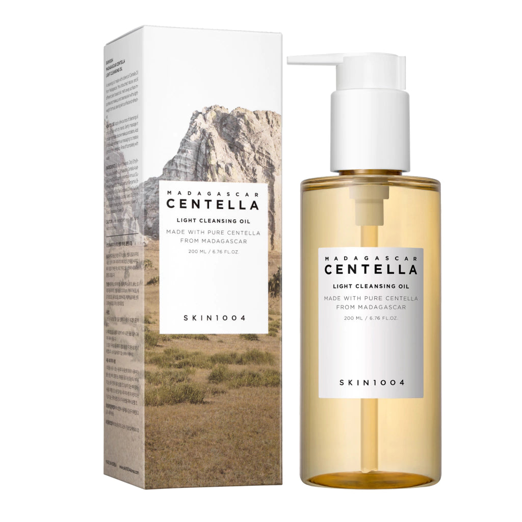 skin1004 madagascar centella light cleansing oil 200ml – óleo de limpeza hidratante e calmante