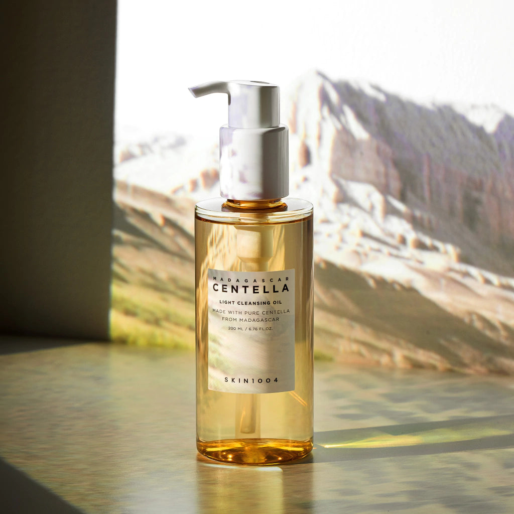 skin1004 madagascar centella light cleansing oil 200ml – óleo de limpeza hidratante e calmante