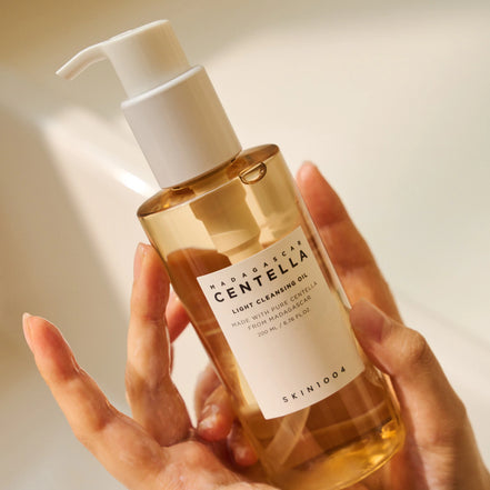 skin1004 madagascar centella light cleansing oil 200ml – óleo de limpeza hidratante e calmante