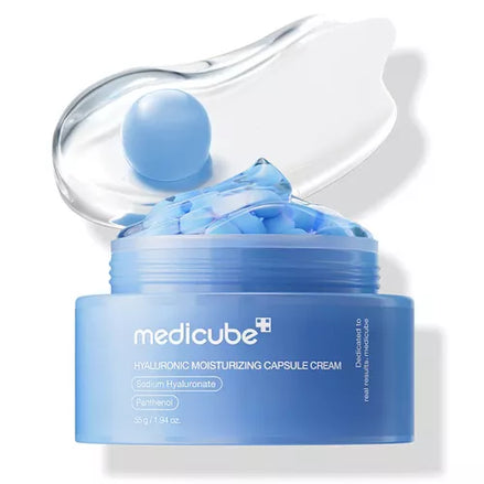 medicube hyaluronic moisturizing capsule cream 55g – creme hidratante com ácido hialurônico