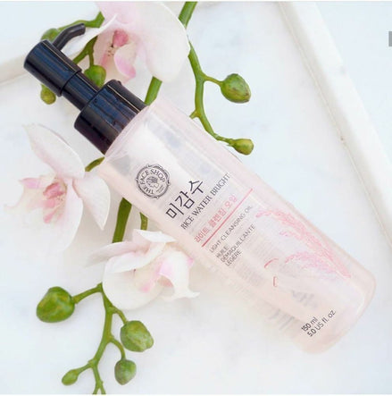 the face shop óleo de limpeza com rice water 150ml