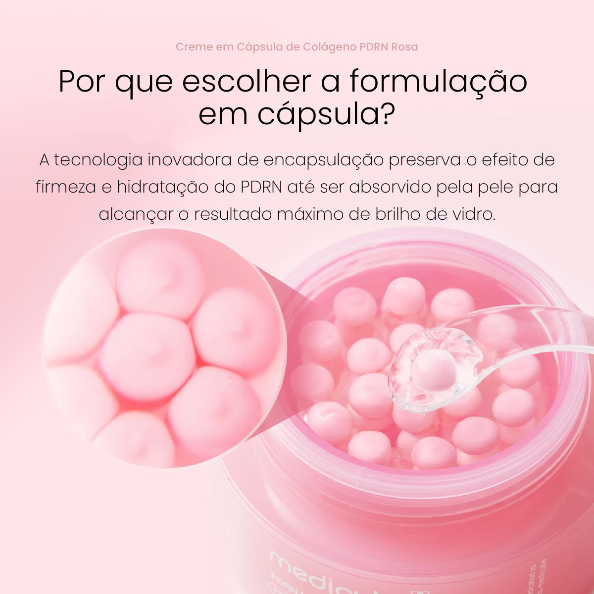medicube collagen pink cream 55ml – creme hidratante com colágeno e glow