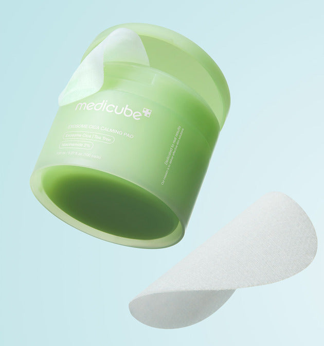 medicube exosome cica toner pads 100 pads – pads calmantes e regeneradores