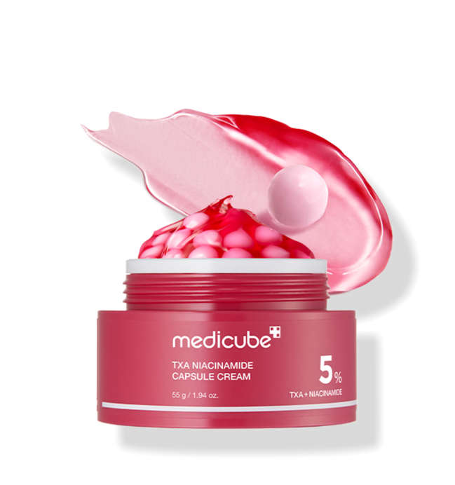 medicube txa niacinamide capsule cream 55g – creme hidratante com niacinamida