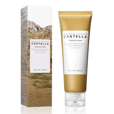 skin1004 madagascar centella ampoule foam 125ml – espuma de limpeza calmante e hidratante