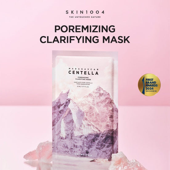 skin1004 máscara facial purificante com centella asiática 23ml x 5 unidades
