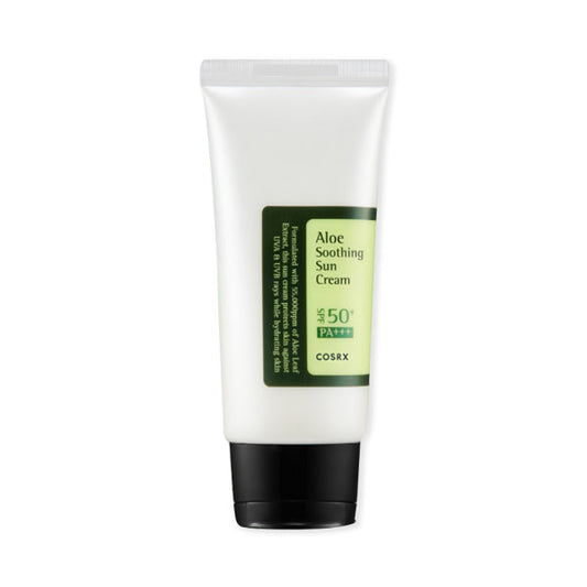 cosrx protetor solar facial calmante aloe soothing sun cream fps50+ 50ml